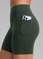 Butterlift® High Rise Pocket Biker Shorts 6"