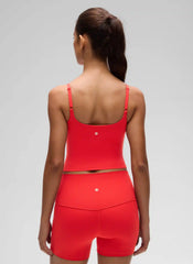 Butterluxe V Neck Ruched Built in Bra Tank