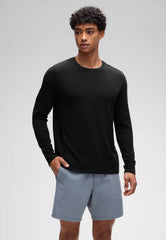 Pima Cotton Pro Long Sleeves Round Neck