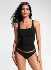 Sunshine Square Neck Tankini Top