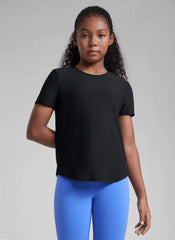 Girls Cloudweight Athletic Short Sleeve