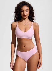 Nexfeel V Neck Double Lined Bikini Top
