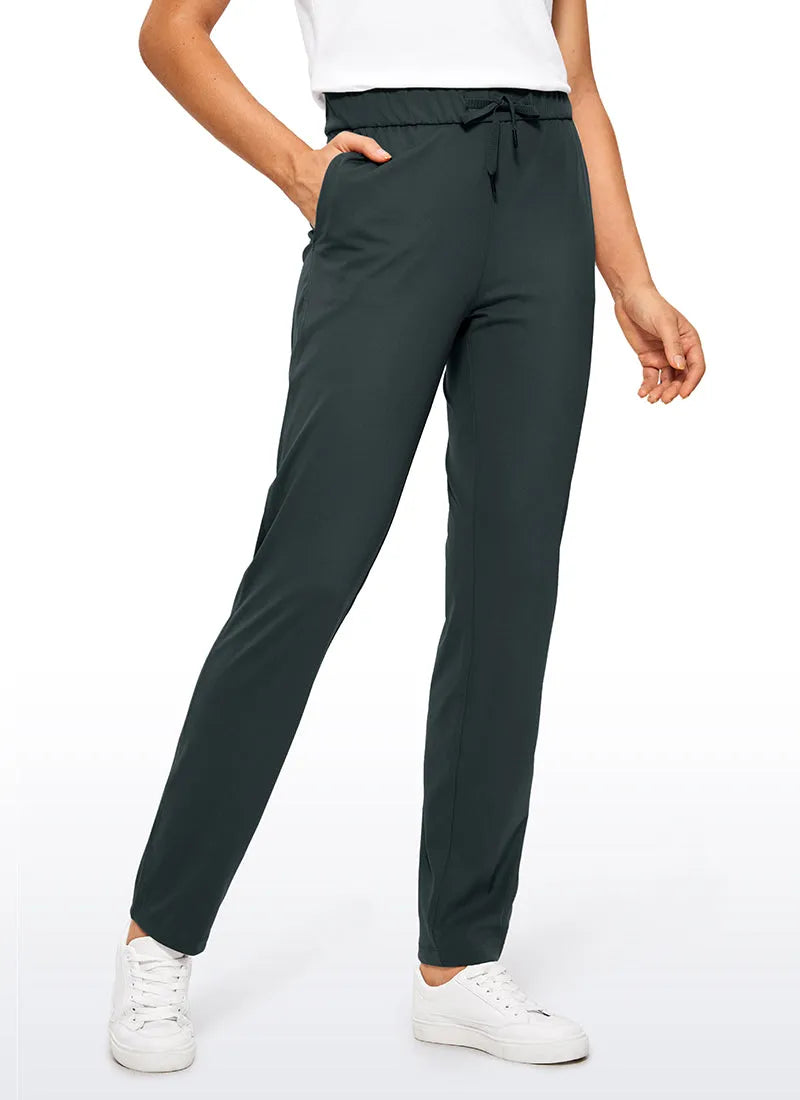 Stretch Drawstring Pocket Pant 31''