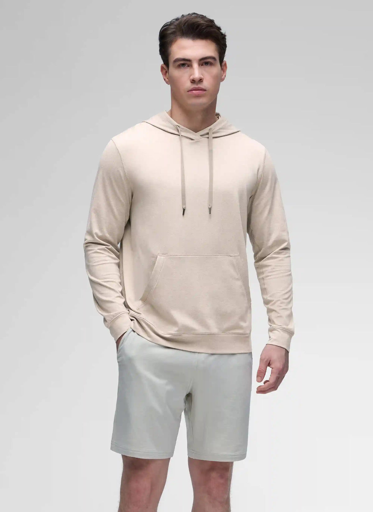 Cloud Jersey Pullover Hoodie Long Sleeve with Pocket