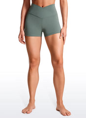 Butterluxe V Cross Waist Shorts 3"