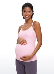 Butterluxe Ruche Sides Y Back Maternity Tank