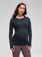 Butterluxe Maternity Crewneck Long Sleeve