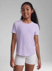 Girls Cloudweight Athletic Short Sleeve