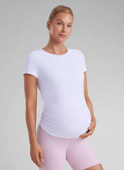 Cloudweight Maternity Ruched Short Sleeve