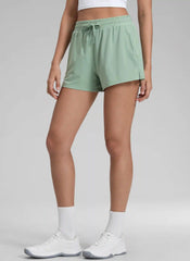 Feathery-Fit Drapey 2 in 1 High Rise Shorts