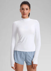 Cloudweight Mock Neck Long Sleeve