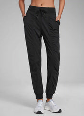 Striped Ruched Pocket Jogger 28''