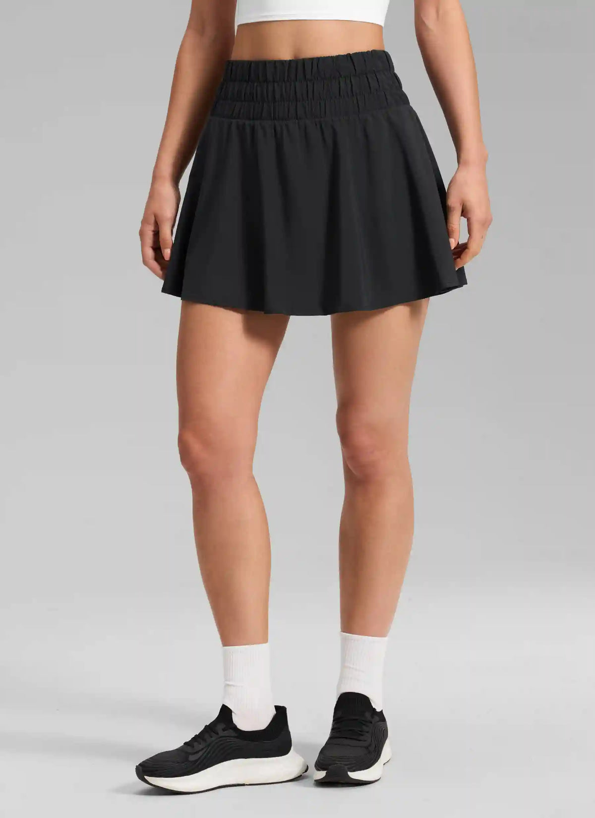 Feathery-Fit Soft Pocket High Rise Skirt 16''