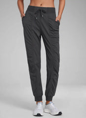 Striped Ruched Pocket Jogger 28''