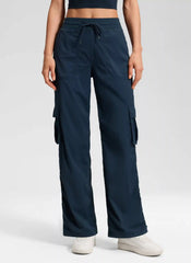 Lightweight Straight Leg Pocket Cargo Pant 30"