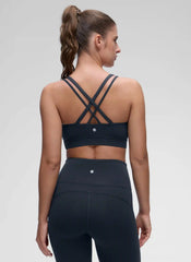 Butterluxe Mold U Neck Double Strap Sports Bra