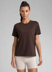 Poly Cotton-Blend Short Sleeves