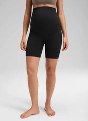 Softretch No Front Seam Maternity Biker Shorts 6"