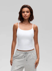 Softembrace Double Lined Scoop Neck Tank