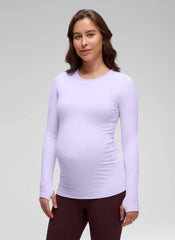 Butterluxe Maternity Crewneck Long Sleeve