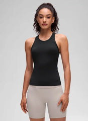 Butterluxe Waist Length  Racerback Tank