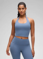 Butterluxe Built in Bra Halter Tank