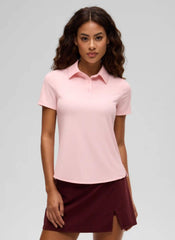 Hip Length Polo Slim Fit Short Sleeve