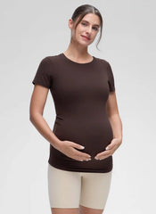 Softembrace Maternity Crew Neck Short Sleeve