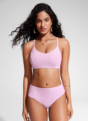 Sunshine Lace Up Strappy Bikini Top