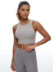Butterluxe High Neck Built in Bra Tank