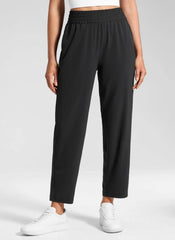 Feathery-Fit Drapey Tapered Ankle Pant 27"