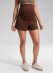 Softretch Maternity A-Line Athletic Shorts 3''