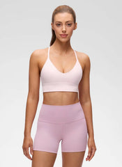 Butterluxe Cross Back Longline Sports Bra