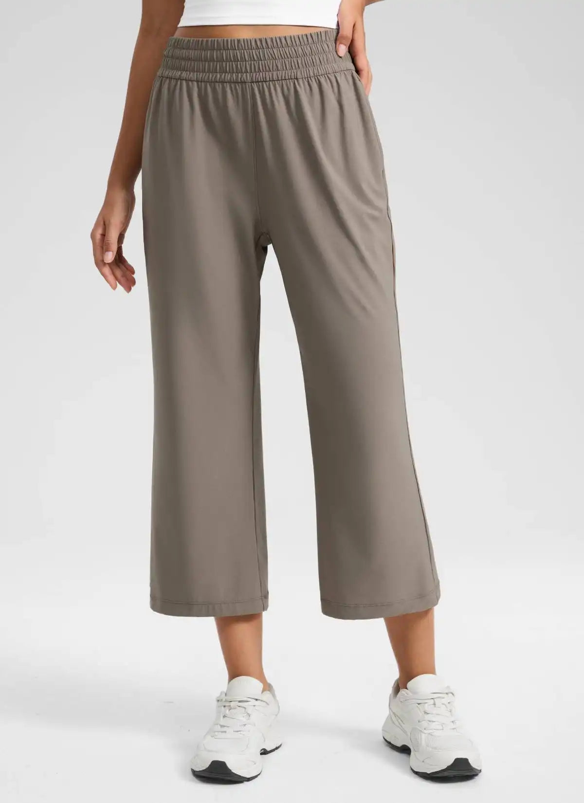 Feathery-Fit Drapey High Rise Flare Pant 23"