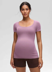 Softembrace Maternity U Neck Short Sleeve