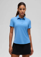 Hip Length Polo Slim Fit Short Sleeve