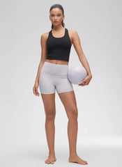 Butterluxe Cropped Racerback Tank