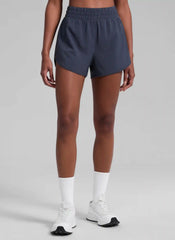 Feathery-Fit Soft High Rise Lined Shorts 3''