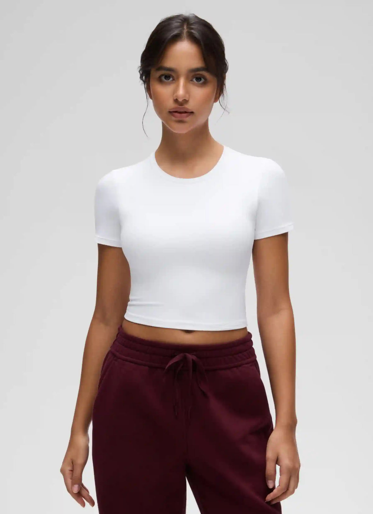 Softembrace Crewneck Cropped Short Sleeve