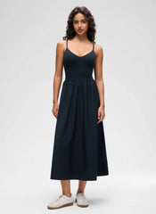 V Neck Flowy Tank Maxi Dress