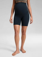 Softretch No Front Seam Maternity Biker Shorts 6"