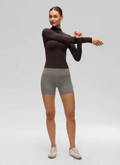 Softembrace Mock Neck Long Sleeve