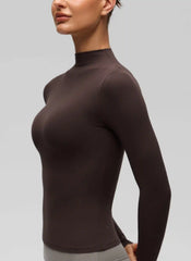 Softembrace Mock Neck Long Sleeve