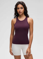Butterluxe Waist Length  Racerback Tank