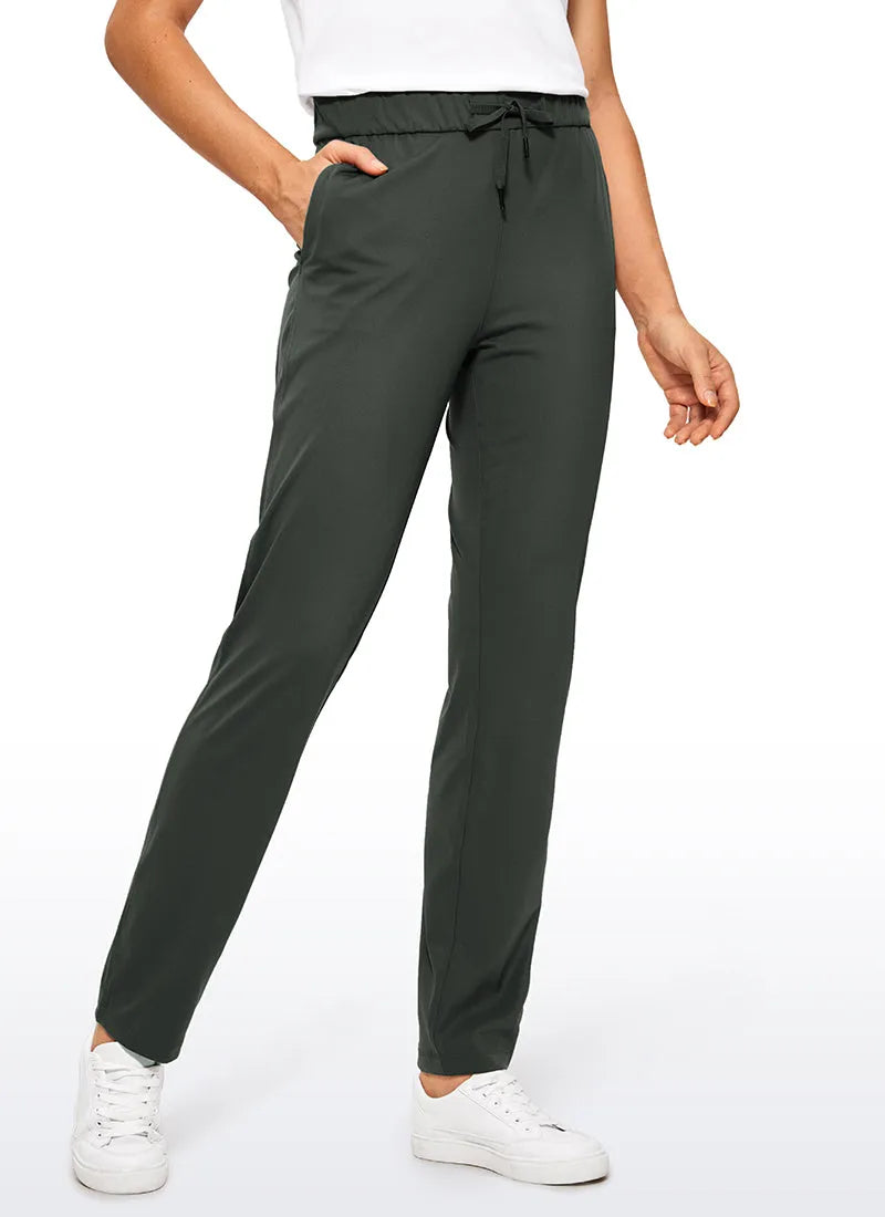 Stretch Drawstring Pocket Pant 31''