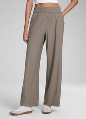 Feathery-Fit Drapey Wide Leg Pant 30"
