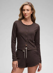 Cloud Jersey Lightweight Button Down Cardigan