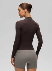 Softembrace Mock Neck Long Sleeve
