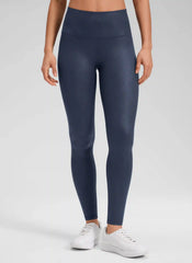 Matte Faux Leather Legging 28''