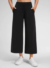 SoftAura Wide Leg Cropped Sweatpant 25"